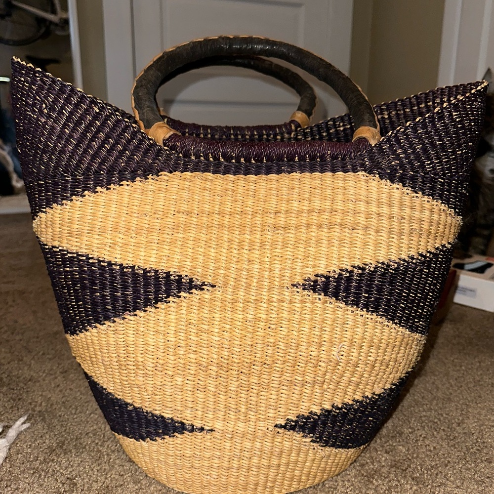 The Little Market farmers market tote handwoven